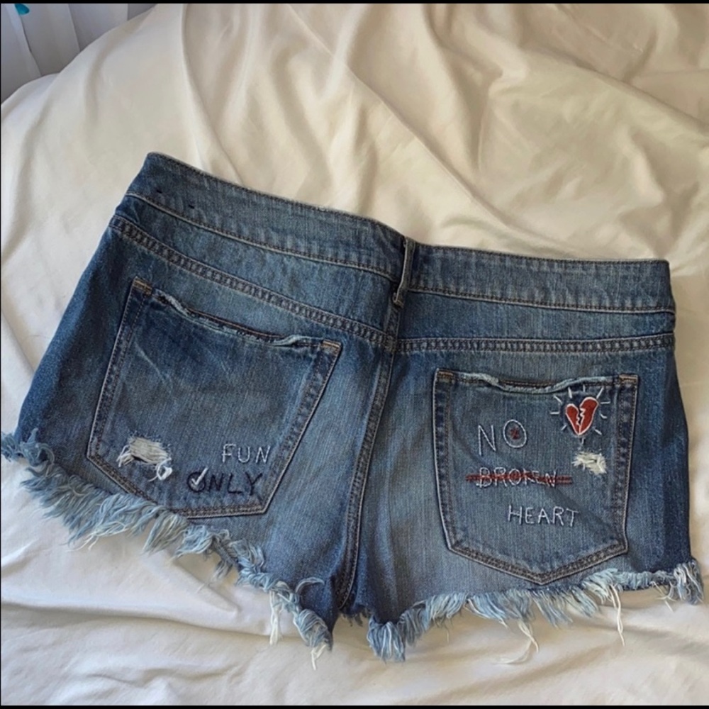Express Denim Shorts - Picture 2 of 3